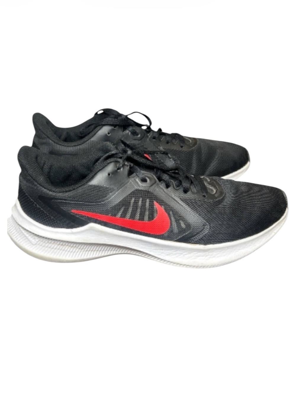 NIKE AIR Downshifter 10 Black & Red Mesh Running Shoe Sneakers Men’s US Size 8.5